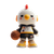 Cartoon Chicken Basketball Vinyl Car Decal Sticker – Waterproof & UV-Resistant 3.4133333333333336"
