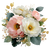Floral Bouquet Clipart V2 Vinyl Car Decal Sticker – Waterproof & UV-Resistant 6.826666666666667"