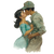 Vietnamese Couple Kissing Vinyl Car Decal Sticker – Waterproof & UV-Resistant 3.4133333333333336"