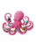 Pink Doodle Octopus Vinyl Car Decal Sticker – Waterproof & UV-Resistant 8.0"