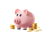 Piggy Bank V4 Vinyl Car Decal Sticker – Waterproof & UV-Resistant 3.0933333333333333"