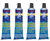 4x SUDBURY Black Elastomeric Adhesive Sealant | Stops Leaks on Marine and Outdoor Surfaces | 3oz Tube