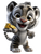 Cartoon Tiger Cub V2 Vinyl Car Decal Sticker – Waterproof & UV-Resistant 8.213333333333333"