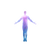 Luminous Human Figure V2 Vinyl Car Decal Sticker – Waterproof & UV-Resistant 6.826666666666667"