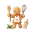 Gingerbread Man Baker Vinyl Car Decal Sticker – Waterproof & UV-Resistant 3.4133333333333336"