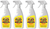 4x Powerful Star Brite Mildew Stain Remover | No Scrubbing Needed | 22oz Spray | For Vinyl Covers/ Headliners