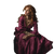 Sorrowful Medieval Woman V2 Vinyl Car Decal Sticker – Waterproof & UV-Resistant 3.4133333333333336"