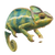 Comic Chameleon Illustration Vinyl Car Decal Sticker – Waterproof & UV-Resistant 3.4133333333333336"