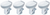 4x Thetford Aqua Magic  Residence High Profile Toilet | Pedal Flush, Full Bowl Coverage, Comfortable Seat, Available in High Profile, Limited Warranty