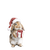 Bunny Santa Gift Vinyl Car Decal Sticker – Waterproof & UV-Resistant 3.4133333333333336"