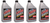 4x Lucas Oil SAE 20W-50 High Performance Motorcycle Oil | 1 Quart Bottle | Lowers Temperature, Extends Life, Less Noise
