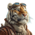 Tiger In 8K Vinyl Car Decal Sticker – Waterproof & UV-Resistant 3.4133333333333336"