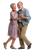 Dancing Older Couple Vinyl Car Decal Sticker – Waterproof & UV-Resistant 8.96"