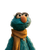 Muppet-Style Puppet Vinyl Car Decal Sticker – Waterproof & UV-Resistant 8.213333333333333"