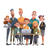 Happy Team Collaboration V2 Vinyl Car Decal Sticker – Waterproof & UV-Resistant 3.4133333333333336"