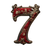 Number Seven Vinyl Car Decal Sticker – Waterproof & UV-Resistant 3.4133333333333336"