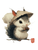 Anthropomorphic Squirrel Painting Vinyl Car Decal Sticker – Waterproof & UV-Resistant 4.1066666666666665"