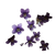 Mountain Flowers Violets Vinyl Car Decal Sticker – Waterproof & UV-Resistant 3.4133333333333336"