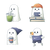 Cute Cartoon Ghosts V7 Vinyl Car Decal Sticker – Waterproof & UV-Resistant 6.826666666666667"