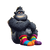 Smiling Gorilla Socks Vinyl Car Decal Sticker – Waterproof & UV-Resistant 6.826666666666667"