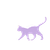 White Cat Silhouette Vinyl Car Decal Sticker – Waterproof & UV-Resistant 3.4133333333333336"