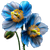 Himalayan Blue Poppies V2 Vinyl Car Decal Sticker – Waterproof & UV-Resistant 6.826666666666667"