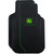 4x Green John Deere Floor Mat | Elite Series | High Quality Rubber | Black | Molded Logo