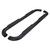 2x 2023 Ram 1500- New Model | Nerf Bar 4" Oval Tube Side Steps, Titanium Black, Steel, Rocker Panel Mount
