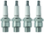4x NGK BU8H Standard Spark Plug | Marine Applications, Anti-Corrosion, Copper Core
