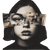 Surreal Portrait V19 Vinyl Car Decal Sticker – Waterproof & UV-Resistant 3.4133333333333336"