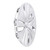 4x Enhance Your Nissan Leaf 2018-2023 | Set Of 4 Durable Silver 16 Inch Wheel Covers | Snap-On Fitment