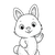 Cute Animal Coloring V3 Vinyl Car Decal Sticker – Waterproof & UV-Resistant 6.826666666666667"