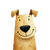 Happy Dog Illustration V2 Vinyl Car Decal Sticker – Waterproof & UV-Resistant 6.826666666666667"