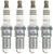 4x NGK TR6AHX Ruthenium HX Spark Plug | Superior Efficiency, Power & Durability | OE Replacement
