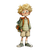 Curious Blonde Boy V3 Vinyl Car Decal Sticker – Waterproof & UV-Resistant 6.826666666666667"