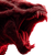Red Horror Monster Vinyl Car Decal Sticker – Waterproof & UV-Resistant 3.4133333333333336"