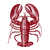 Vintage Lobster Stamp V3 Vinyl Car Decal Sticker – Waterproof & UV-Resistant 3.4133333333333336"