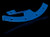 4x Max Performance KMC Wheels Spoke Inserts | Blue | Fits XD827 22x10 Rims | Pack of 5