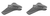 2x StingRay Hydrofoil SR-PRO-3 Classic Pro; For Use With 40 Horsepower To 300 Horsepower Engines; Maximum Lift Level 3; 2 Drilled Holes Installation; Gray; Single