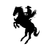 Rodeo Cowboy Silhouette V5 Vinyl Car Decal Sticker – Waterproof & UV-Resistant 3.4133333333333336"