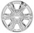 4x Enhance 2016-2017 GMC Terrain | 18 Inch Chrome Wheel Skin Set | Snap-On Design, ABS Plastic