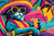 Chill Cat Graffiti V3 Vinyl Car Decal Sticker – Waterproof & UV-Resistant 5.97333333333333