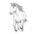 Horse In Snow Vinyl Car Decal Sticker – Waterproof & UV-Resistant 6.826666666666667"