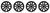 4x Quality ABS Plastic Wheel Covers | Enhance Altima's Look | Set Of 4