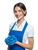 Smiling Cleaner Woman V3 Vinyl Car Decal Sticker – Waterproof & UV-Resistant 4.1066666666666665"