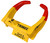 Heavy-Duty Trailer Wheel Lock | Fits Various Tire Sizes | Yellow & Red Steel | Lifetime Warranty