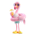 Kawaii Flamingo Character V3 Vinyl Car Decal Sticker – Waterproof & UV-Resistant 6.826666666666667"