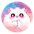 Kawaii Cat Logo V3 Vinyl Car Decal Sticker – Waterproof & UV-Resistant 3.4133333333333336"