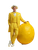 Lemon Man V2 Vinyl Car Decal Sticker – Waterproof & UV-Resistant 8.213333333333333"