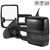 2x Enhance Rearward Vision | Telescoping Towing Mirrors | Manual Adjust | Heated Glass | 9x12 | Black